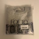 FOETO 포에토 로고알파카니트 그레이 착샷,후기 FOETO logo alpaca knit - grey