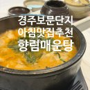 향림 | 경주보문단지 아침 맛집 추천 어탕해장국 짱 향림매운탕 방문후기
