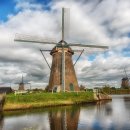 네덜란드풍차마을 이미지