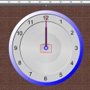버드내 아날로그 시계 만들기 이미지