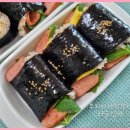 간단하게 접어서 만들어 먹은 김밥~스팸 무스비 이미지
