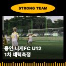 용인에서 활동중인 니케FC U12 선수육성모델 아이엠스트롱 1차 측정 완료 이미지