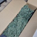 210103 | 크리스마스트리 180cm 꾸미기, 스파클링 지네전구 알리 리본 장식 오너먼트 완성샷 후기