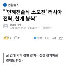 '인해전술식 소모전' 러시아 전략, 한계 봉착 이미지