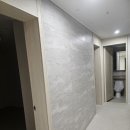 씨유마산센트럴현동점 | 진주 인테리어필름 중흥센트럴시티 아파트 복도 아트월 작업현장