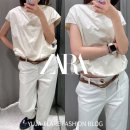 (주)브레이드 | ZARA 자라 벌룬탑, 브레이드 벨트 치노팬츠 착용 후기/코디추천