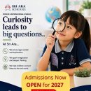 At Sri Ara Schools, we nurture that curiosity to create lifelong learners! 이미지