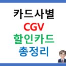 YG OIL CLUB | 카드사별 CGV할인카드 총정리!