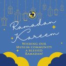 For our Muslim families and colleagues, we wish you all a blessed Ramadan! 이미지