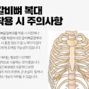 늑골 통증 갈비뼈 금갔을때 증상 골절 치료 이미지