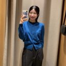 용산 마시모두띠 가서 크루넥 디테일 니트 가디건 사이즈 비교 및 착용 후기