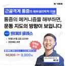 ＜근골격계 통증 원데이 세미나＞ 한국노인체육평가협회: 단 돈 9,800원의 실전 강의 이미지