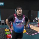 [여자 역도 +81kg 인상] 박혜정 173kg 3차 시기 실패 & 합계 299kg 으로 마무리 이미지