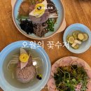 수원 신동 카페거리 맛집 오월의 꽃수저 평양냉면, 들기름 메밀국수, 수육 조지고 온 후기!