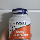 G00081 | with_나우푸드 Acetyl-L-Carnitine(아세틸 L-카르니틴)
