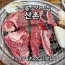 경남1 | 경남 고성읍 맛집 산촌 | 마블링 대박 1등급 한우·한돈 참숯구이 후기