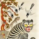 까치와 호랑이 이미지