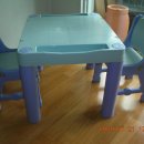 유아책상+의자2개, 낮은 유아식탁의자 이미지