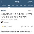 김종민‧윤영찬‧이원욱‧조응천, 이재명에 '강성 팬덤 결별' 한 달 시한 제시 이미지