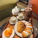 카페하루 | 청라 늦게까지 하는 카페 하루 웰컴티와 소금빵 후기