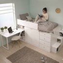 벙커PC | 하루를 바꾸는 1㎡의 기적 작은방 인테리어, 레몬가구 수납형 벙커침대로 끝