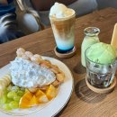 와플153 | 청주 율량동 카페 비유니크커피 :: 시그니처 메뉴 과일홍콩에그와플, 오션라떼 후기 및 주차