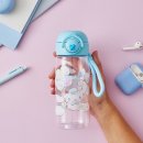 NEW아이뜨리어린이집 | 락앤락 New 스쿨핏 산리오 원터치 보틀 시나모롤 블루 470ml | 유치원 필수 귀여운 어린이 물병