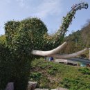 재인폭포와 두루미 이미지