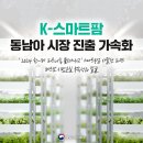 K-스마트팜 동남아 시장 진출 가속화 국내 스마트팜 기업이 동남아 진출할 수 있도록 네트웍킹 확대 수출거점 조성＞ 이미지