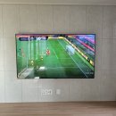 (집)CU 광명역파크자이점 | 광명 벽걸이티비설치 광명역파크자이 무타공벽걸이TV 선정리 셋톱박스