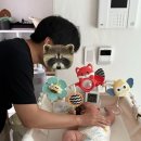 50일 아기놀이장난감 추천 하베브릭스 유모차 모빌 내돈내산 후기(기저귀갈이대 설치)