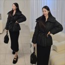 ㈜좋은자리 | 데일리스트 여성 덕다운패딩 후기 세련된 직장인출근룩 완성하기