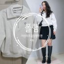 [옷 리뷰]여성 하프 집업맨투맨/폴햄