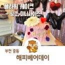 화려한 날의 오후 | 부천중동케이크 해피베어데이 롯데백화점 중동점 화려한 핑크 플라워 케이크 후기
