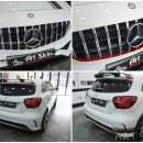 A45 | 아트스킨 벤츠 A45 AMG 그릴랩핑 부분랩핑 바이퍼라인데칼 포인트 랩핑 경기 과천 안양 광명 부천 랩핑...