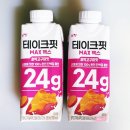 씨제이제일제당(주)영등포공장 | 남양 테이크핏 맥스 호박고구마맛 250ml 마시는 단백질 음료 내돈내산 먹어본 후기