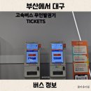 부산에서 대구까지 거리 소요시간 버스 배차 간격
