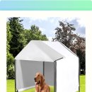 댕댕이 하우스 | 햇볕 쨍쨍? 댕댕이는 시원한 슬레이트 하우스로 숑! 강아지그늘막 텐트 후기