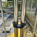 기계실 장비 투입구 자물쇠 교체 작업 이미지