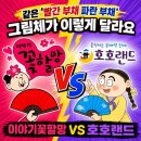 민화로 만나는 책과 꽃 (상) | 이야기꽃할망 vs 호호랜드 | 같은 '빨간 부채 파란 부채', 그림체가 이렇게 달라요