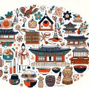 K-culture K-food. 한국문화, 한국음식 이미지