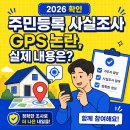 주민등록 사실조사 GPS 논란, 실제로 무엇을 확인하나? 참여 방법과 방문조사 기준 이미지