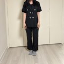 H1235 | 반팔정장 후기 블랙 오피스룩 출근룩 정장