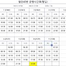 12월 22일 금요일 첨단40번 (평일) 운행시간표 이미지