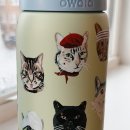 라이캣(Like cat) | 오왈라 어반 아웃피터스 한정 고양이 프린트 물병 Owala UO Exclusive Cat Print 32 oz Water Bottle