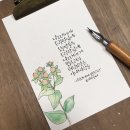 소월캘리그라피 이미지