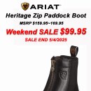Ariat Heritage Zip Paddock Boot 이미지