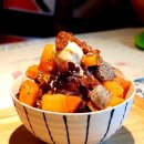아침고요수목원 마을에서 먹는 시원한 팥빙수