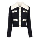 B-24 | 셀프포트레이트 여성 블랙 캐시미어 블랜드 가디건 AW24-074C-B 솔직 후기