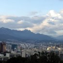 비 개인 후 이미지